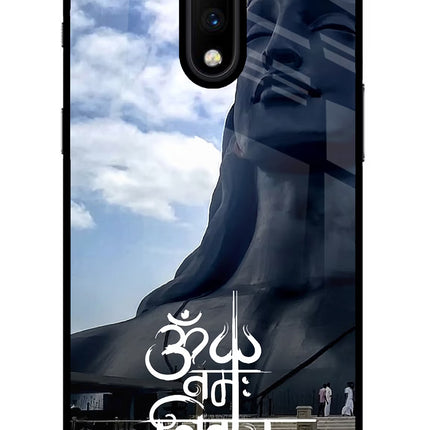 Om Namah Shivay Oneplus 7 Glass Case