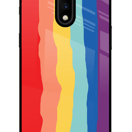 Rainbow Oneplus 7 Glass Case