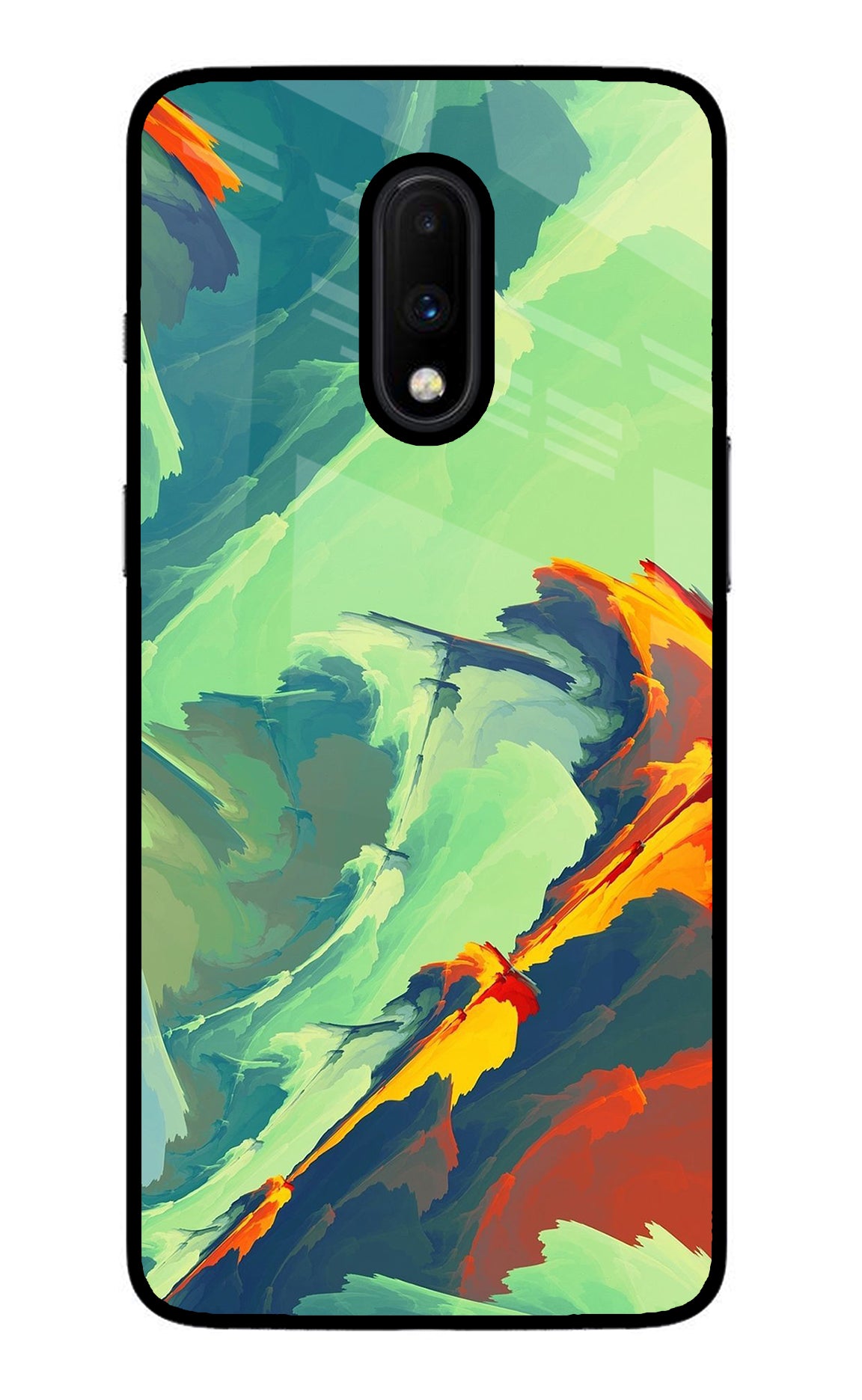 Paint Art Oneplus 7 Glass Case