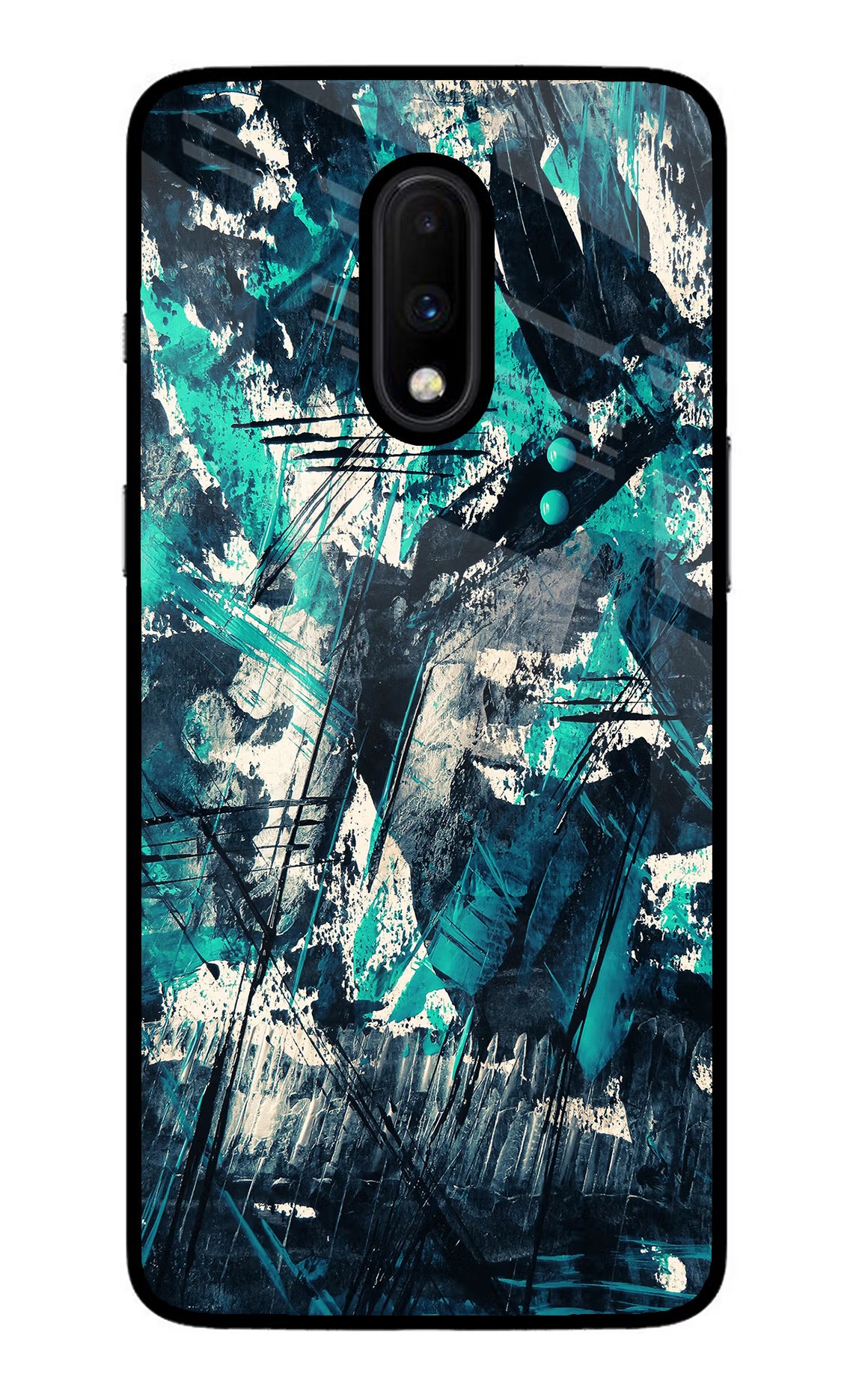 Artwork Oneplus 7 Glass Case Back Cover by Casekaro