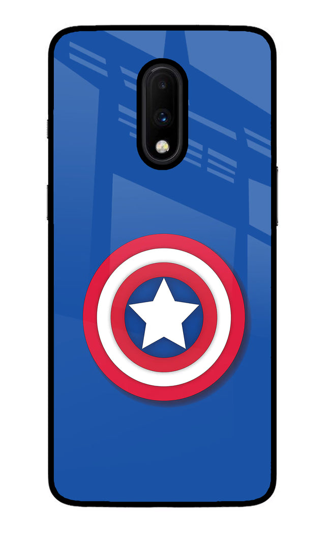 Shield Oneplus 7 Glass Case Back Cover by Casekaro