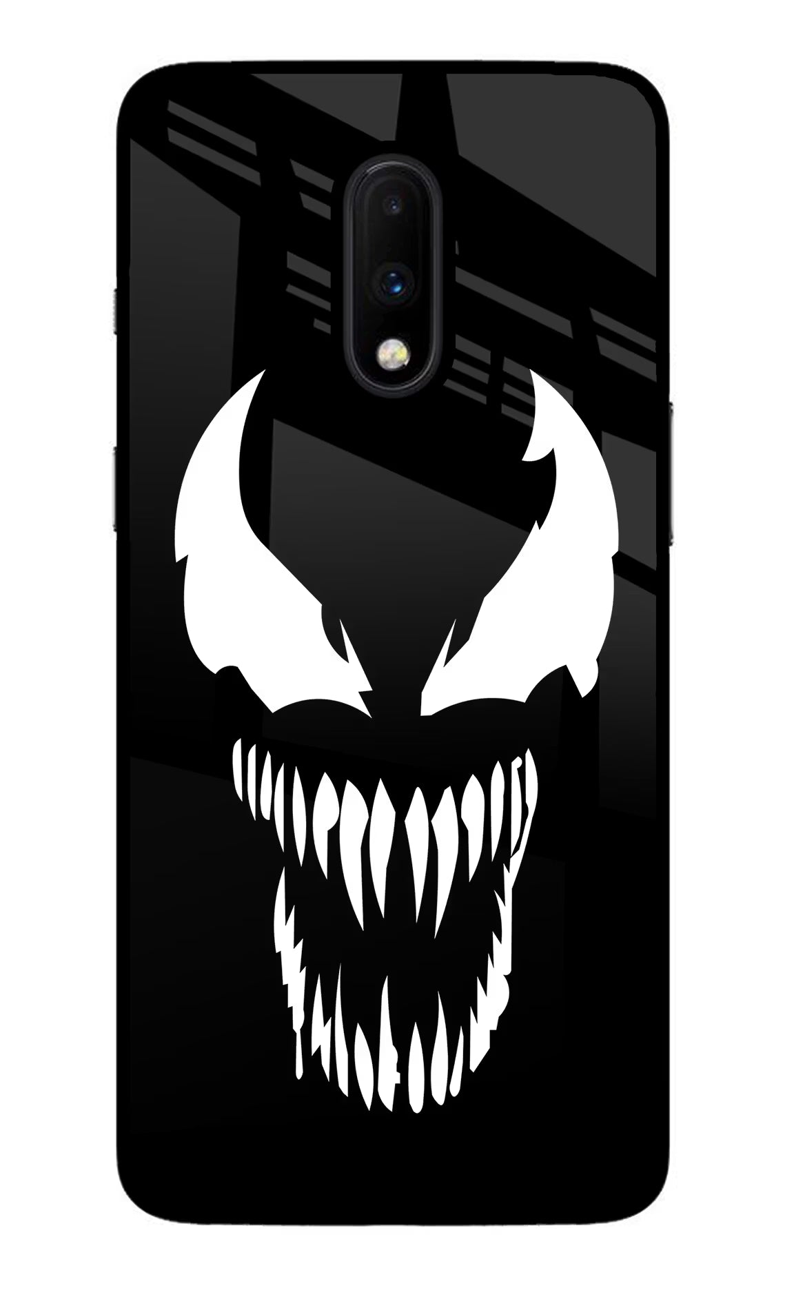 Venom Oneplus 7 Glass Case Back Cover by Casekaro