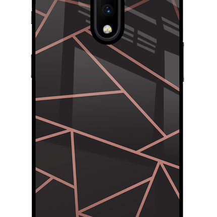 Geometric Pattern Oneplus 7 Glass Case