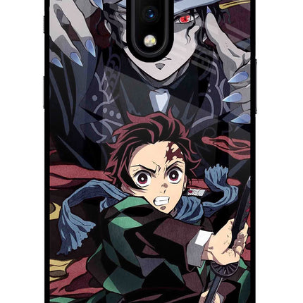 Demon Slayer Oneplus 7 Glass Case Back Cover by Casekaro