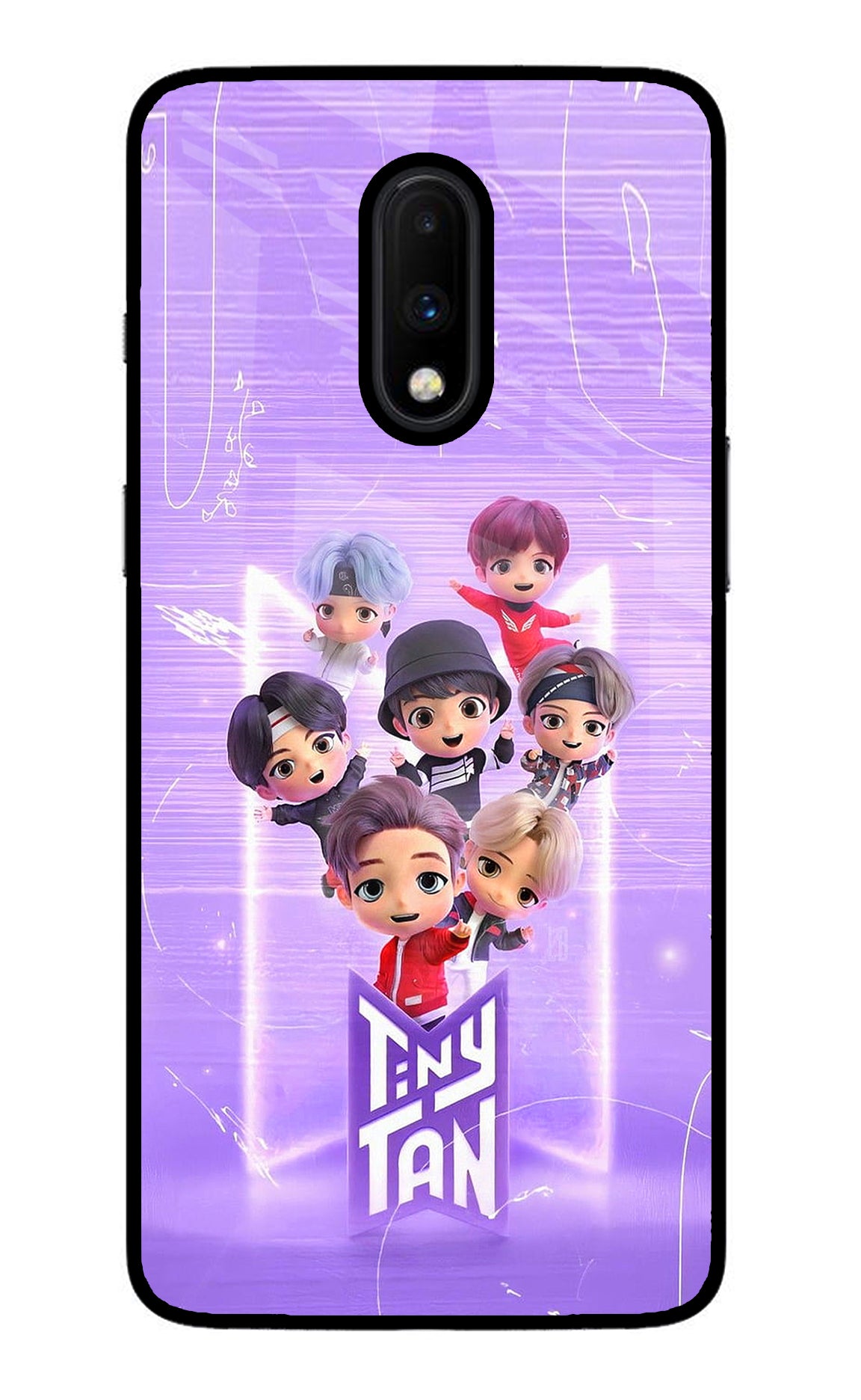 BTS Tiny Tan Oneplus 7 Back Cover