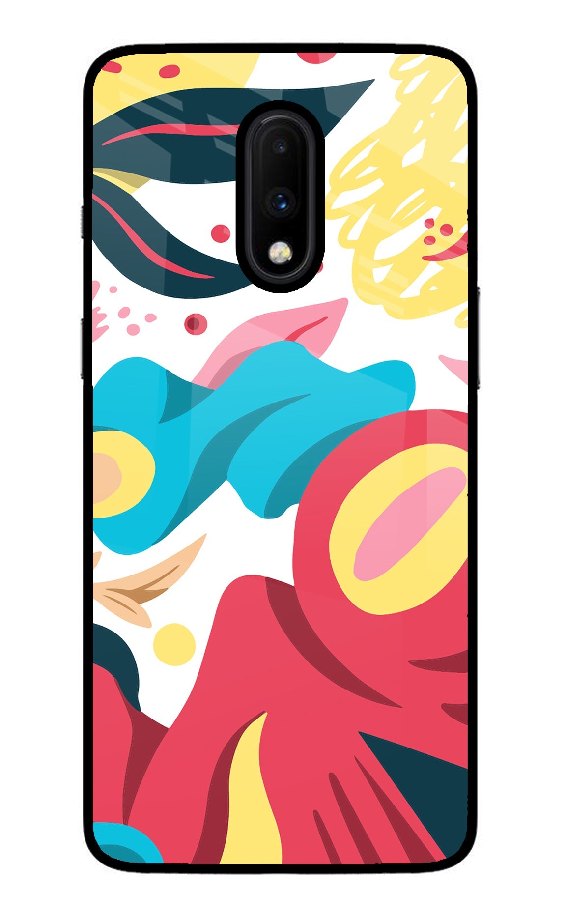 Trippy Art Oneplus 7 Glass Case