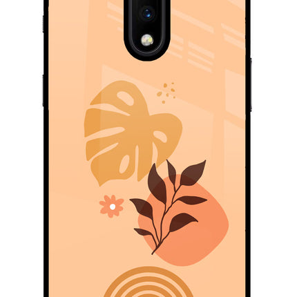 Bohemian Art Oneplus 7 Glass Case Back Cover by Casekaro