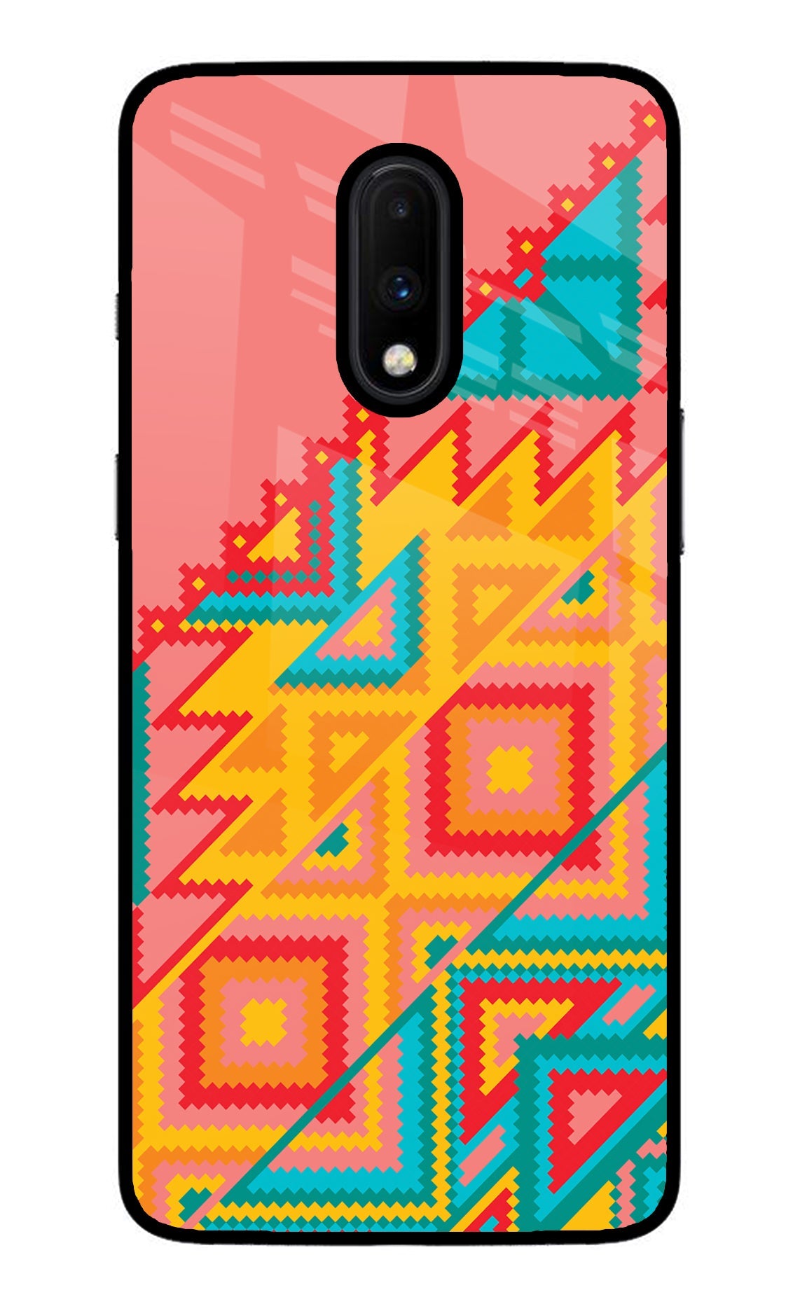 Aztec Tribal Oneplus 7 Glass Case