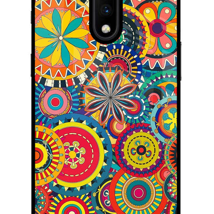 Gol Gol Art Oneplus 7 Glass Case Back Cover by Casekaro