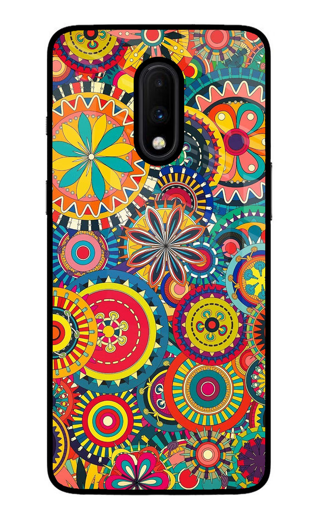 Gol Gol Art Oneplus 7 Glass Case Back Cover by Casekaro