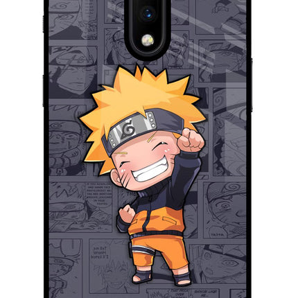 Chota Naruto Oneplus 7 Glass Case