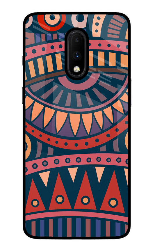 African Culture Design Oneplus 7 Glass Case