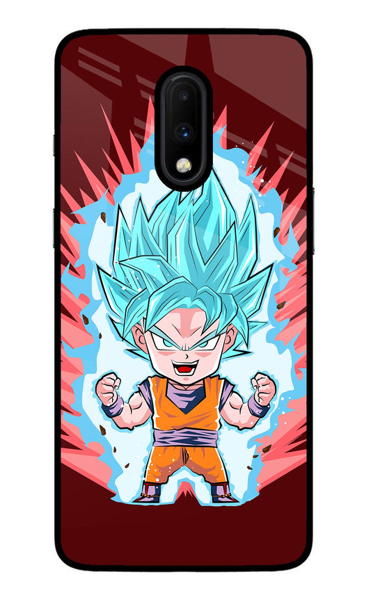 Goku Little Oneplus 7 Glass Case