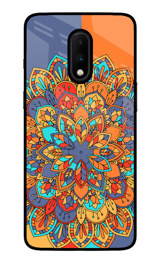 Color Mandala Oneplus 7 Glass Case