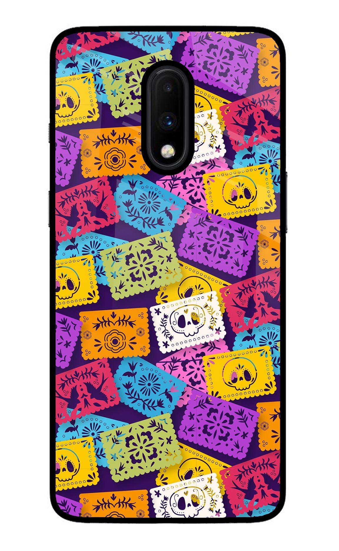 Mexican Pattern Oneplus 7 Glass Case