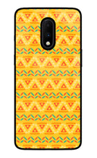 Tribal Pattern Oneplus 7 Glass Case