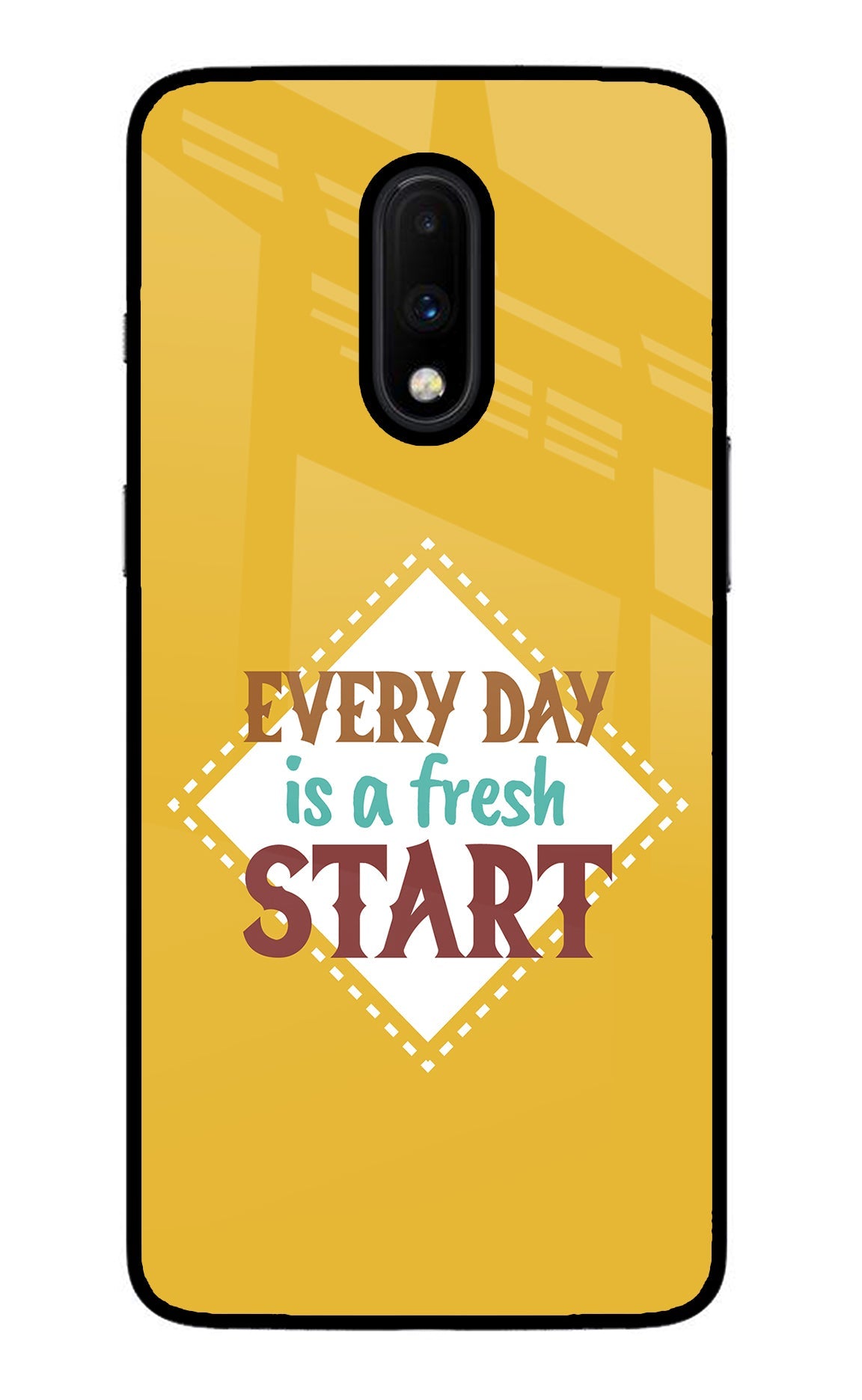 Every day is a Fresh Start Oneplus 7 Back Cover