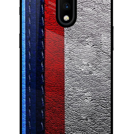BMW Stripes Oneplus 7 Glass Case