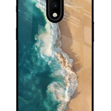 Ocean Beach Oneplus 7 Glass Case