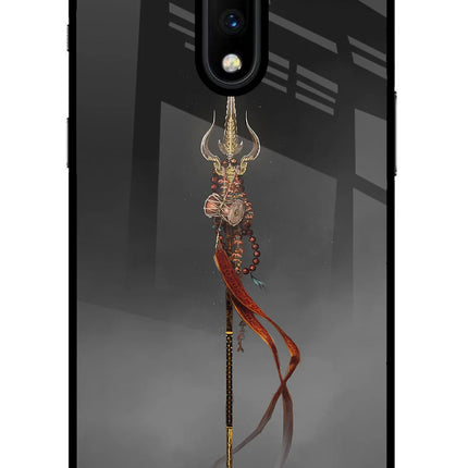 Shiv Trishul Oneplus 7 Glass Case
