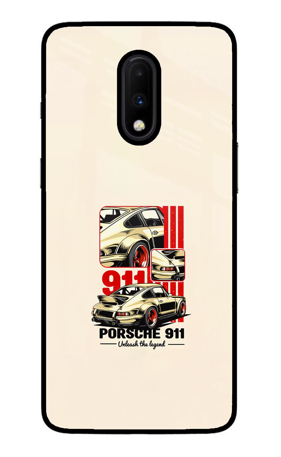 Classic Porsche 911 Oneplus 7 Glass Case