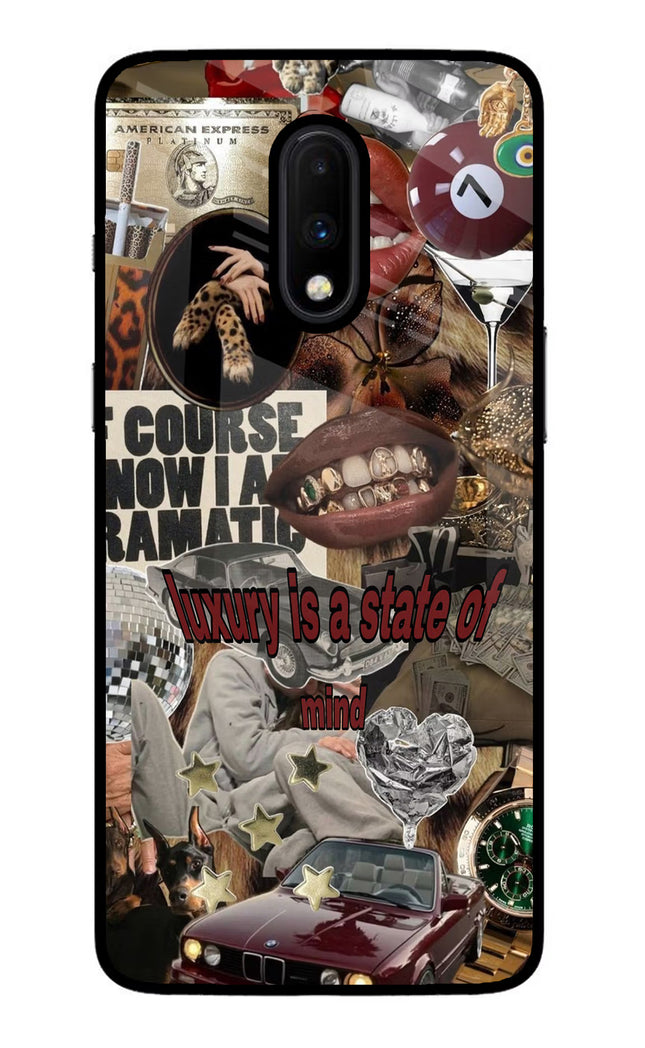 Luxury Oneplus 7 Glass Case