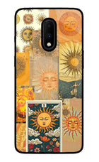 Sun Oneplus 7 Glass Case Back Cover by Casekaro