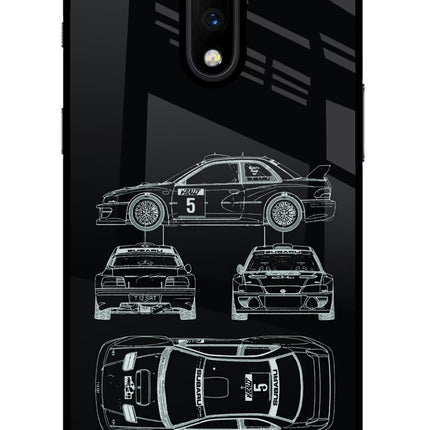 WRC'99 Oneplus 7 Glass Case Back Cover by Casekaro