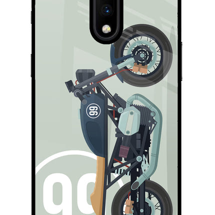 Classic Cafe Racer 99 Oneplus 7 Glass Case