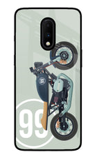 Classic Cafe Racer 99 Oneplus 7 Glass Case