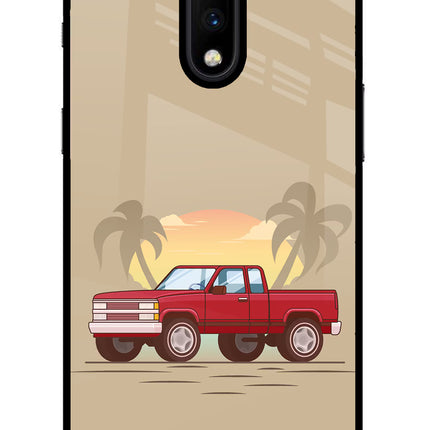 Desert Classic Drive Oneplus 7 Glass Case