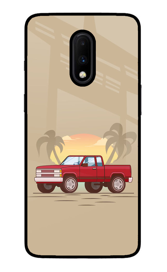 Desert Classic Drive Oneplus 7 Glass Case