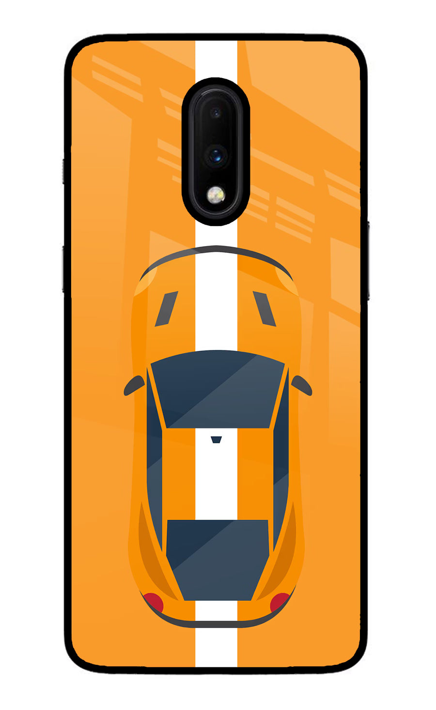 Highway Pursuit Oneplus 7 Back Cover, Glass case