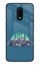 Retro Garage Vibe Oneplus 7 Glass Case