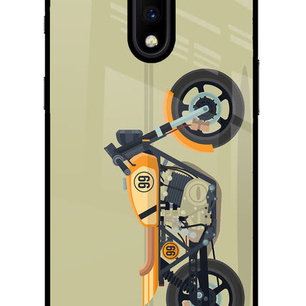 Vertical Speedster Oneplus 7 Glass Case