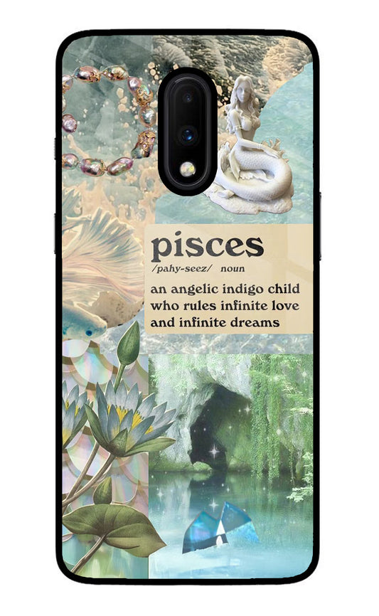 Pisces Zodiac Oneplus 7 Glass Case