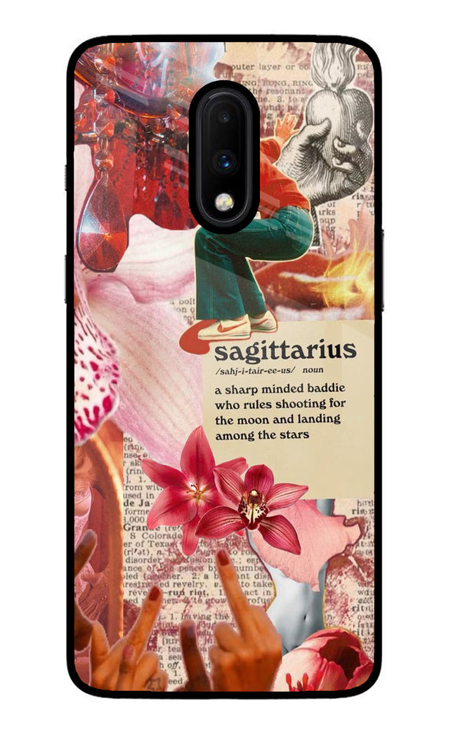 Sagittarius Zodiac Oneplus 7 Glass Case