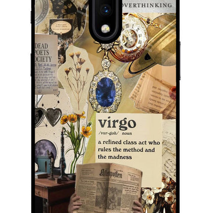 Virgo Zodiac Oneplus 7 Glass Case Back Cover by Casekaro