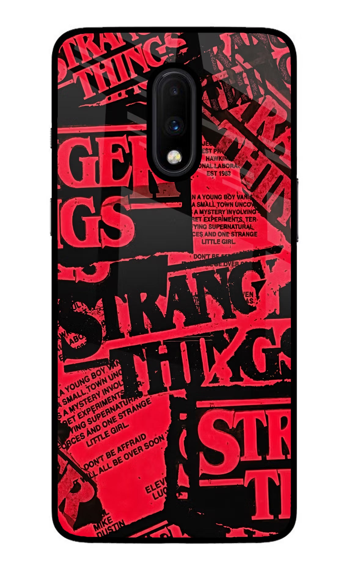 Ordinary Things Oneplus 7 Glass Case Back Cover by Casekaro