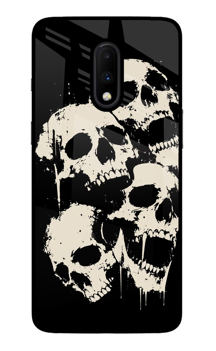 Dead Stack Oneplus 7 Back Cover, Glass case
