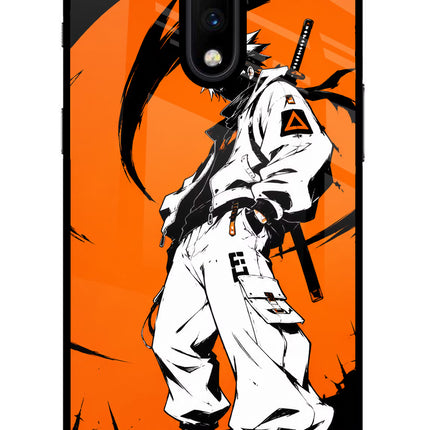 Street Samurai  Oneplus 7 Glass Case