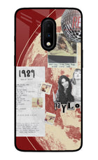 Taylor Swift Oneplus 7 Glass Case