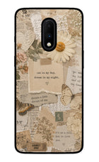 Vintage case Oneplus 7 Glass Case