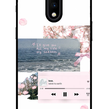 Wave to earth Oneplus 7 Glass Case Back Cover by Casekaro