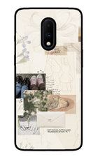 Soft Aesthetic Oneplus 7 Glass Case