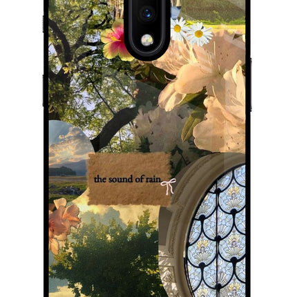 Rain Oneplus 7 Glass Case Back Cover by Casekaro