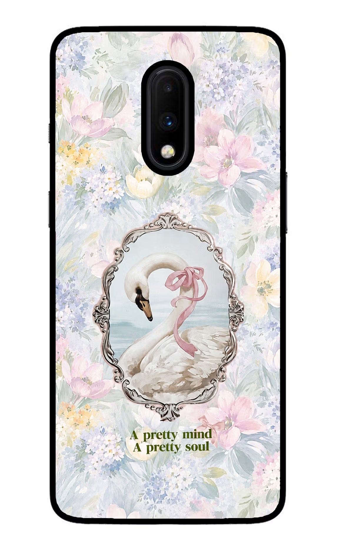 Pretty Mind Pretty Soul Oneplus 7 Glass Case