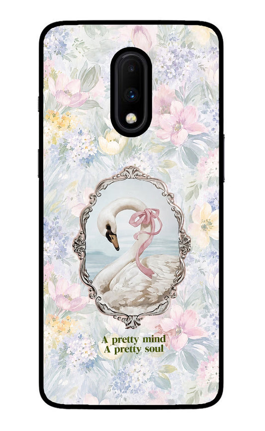 Pretty Mind Pretty Soul Oneplus 7 Glass Case