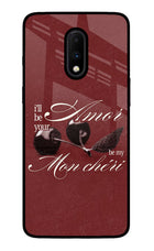 Velvet Cherry Oneplus 7 Glass Case