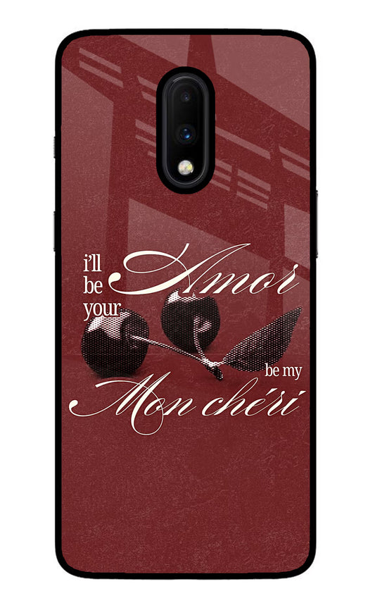 Velvet Cherry Oneplus 7 Glass Case